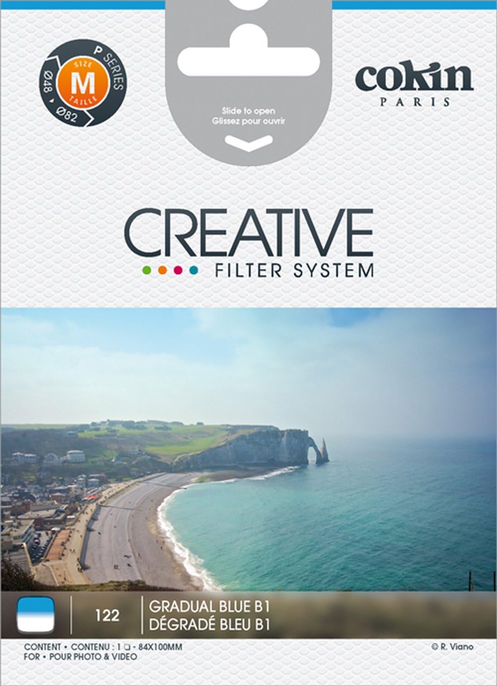 Cokin P122 P-Series Graduated Blue Filter B1