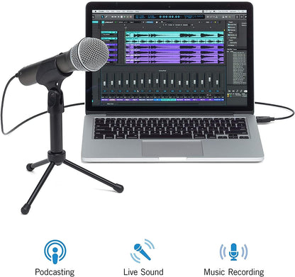 Samson SAM SAQ2U USB/XLR Dynamic Microphone Recording Pack