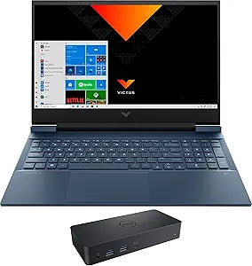 HP 16-d0023dx-4073-226027 Victus 16" RTX 3050 Gaming Laptop + Dock