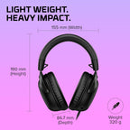 HyperX 727A8AA Cloud III Wired Gaming Headset - DTS Audio