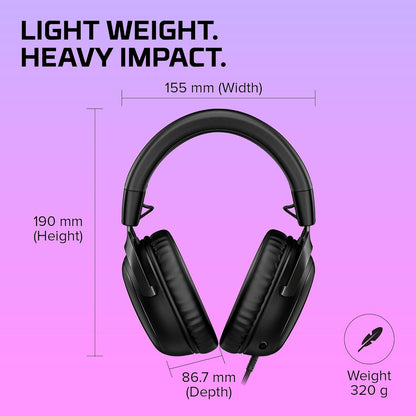 HyperX 727A8AA Cloud III Wired Gaming Headset - DTS Audio