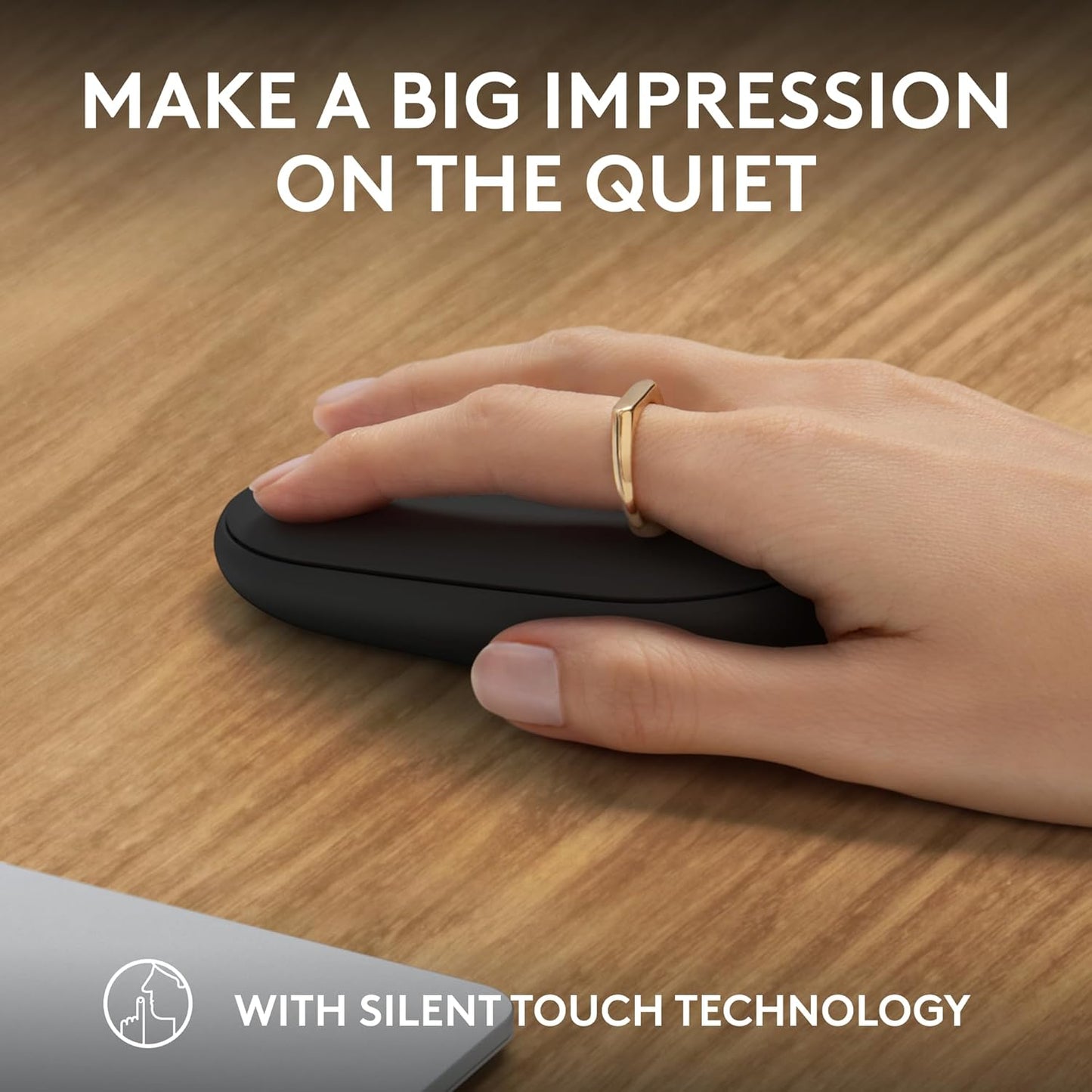 Logitech 910-007168 Pebble Mouse 2 - Slim Wireless Bluetooth