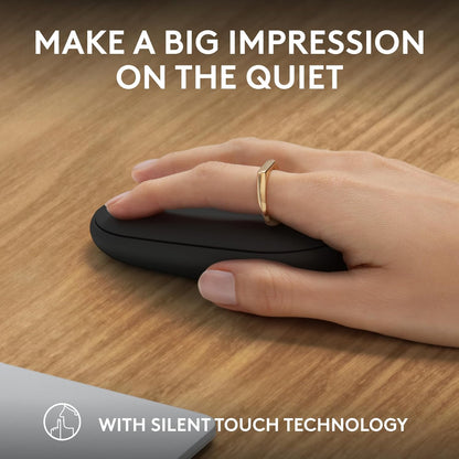 Logitech 910-007168 Pebble Mouse 2 - Slim Wireless Bluetooth