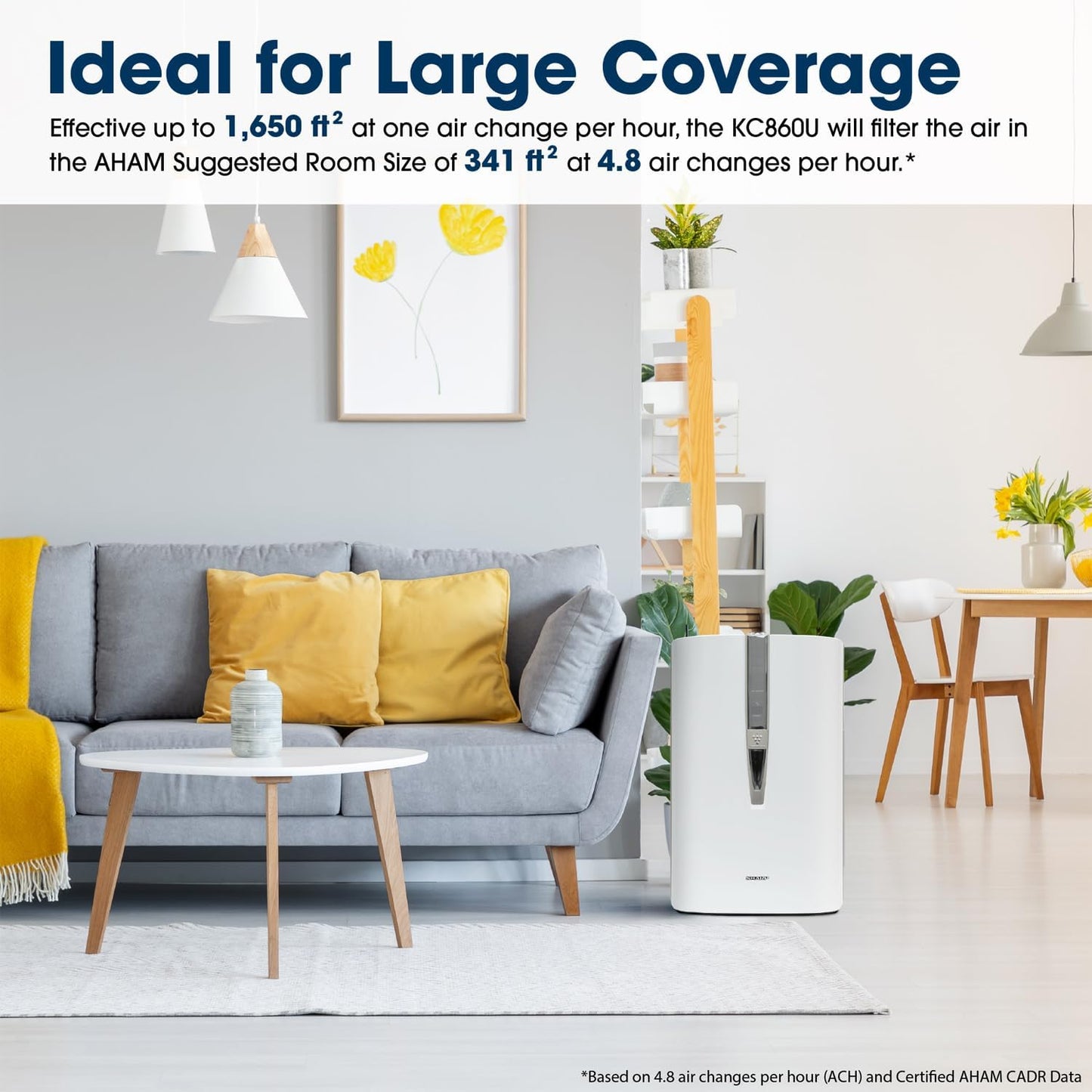 Sharp KC-860U Air Purifier Humidifier HEPA Large Room