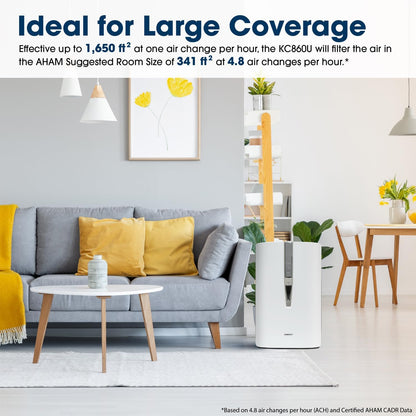 Sharp KC-860U Air Purifier Humidifier HEPA Large Room