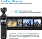 FeiyuTech Pocket 3 4K Gimbal Camera Remote Combo