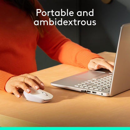 Logitech M170 Off-White Wireless Mouse for PC