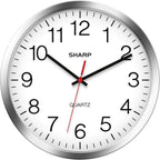 Sharp 12 Inch Silent Quartz Wall Clock