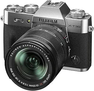 Fujifilm X-T30 II XF18-55mm Silver Lens Kit