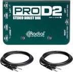 Radial Engineering ProD2 Direct Box Instrument Cable Bundle