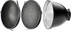 Westcott D186111 70-Degree Reflector with Honeycomb Grids Bowens-Mount