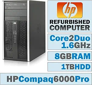 HP 6000 Pro-07fe299b Compaq Core 2 Duo Desktop — main product image