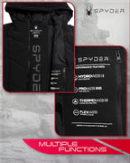 Spyder c88b3e5c Women's Hooded Long Puffer Jacket