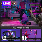 Neewer 10100582 RGB LED Ring Light Selfie - Video Stabilizer