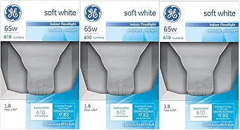 GE Lighting 20331 BR30 Floodlight Bulb - 3 Pack — main product image