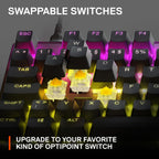 SteelSeries NewApex9TKL Optical Mini Gaming Keyboard (Renewed)