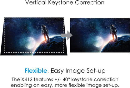 Optoma X412 XGA DLP Professional Projector 4200 Lumens