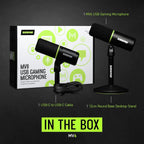 Shure MV6 Gaming Microphone: USB, Dynamic, Noise Cancelling