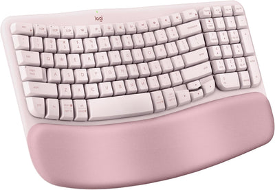 Logitech 920-012276 Wave Keys Ergonomic Keyboard - Rose