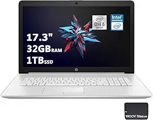 HP Pavilion i5-10210U 17.3" FHD Laptop Bundle