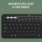Logitech 920-012415 Pebble 2 Wireless Keyboard and Mouse Combo - Black