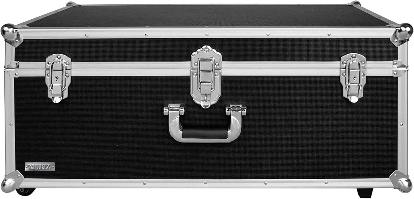 Vaultz VZ00355 Extra Large Locking Storage Trunk - Black