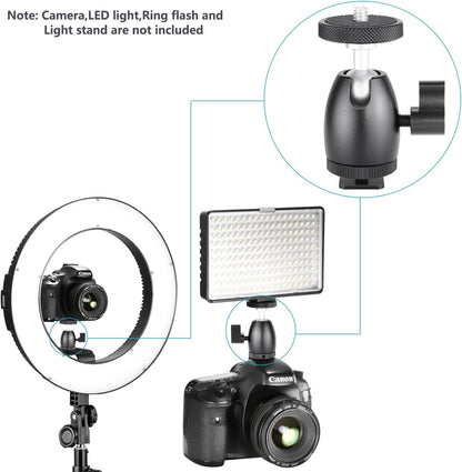 Neewer Mini Tripod Ball Head with Phone Holder