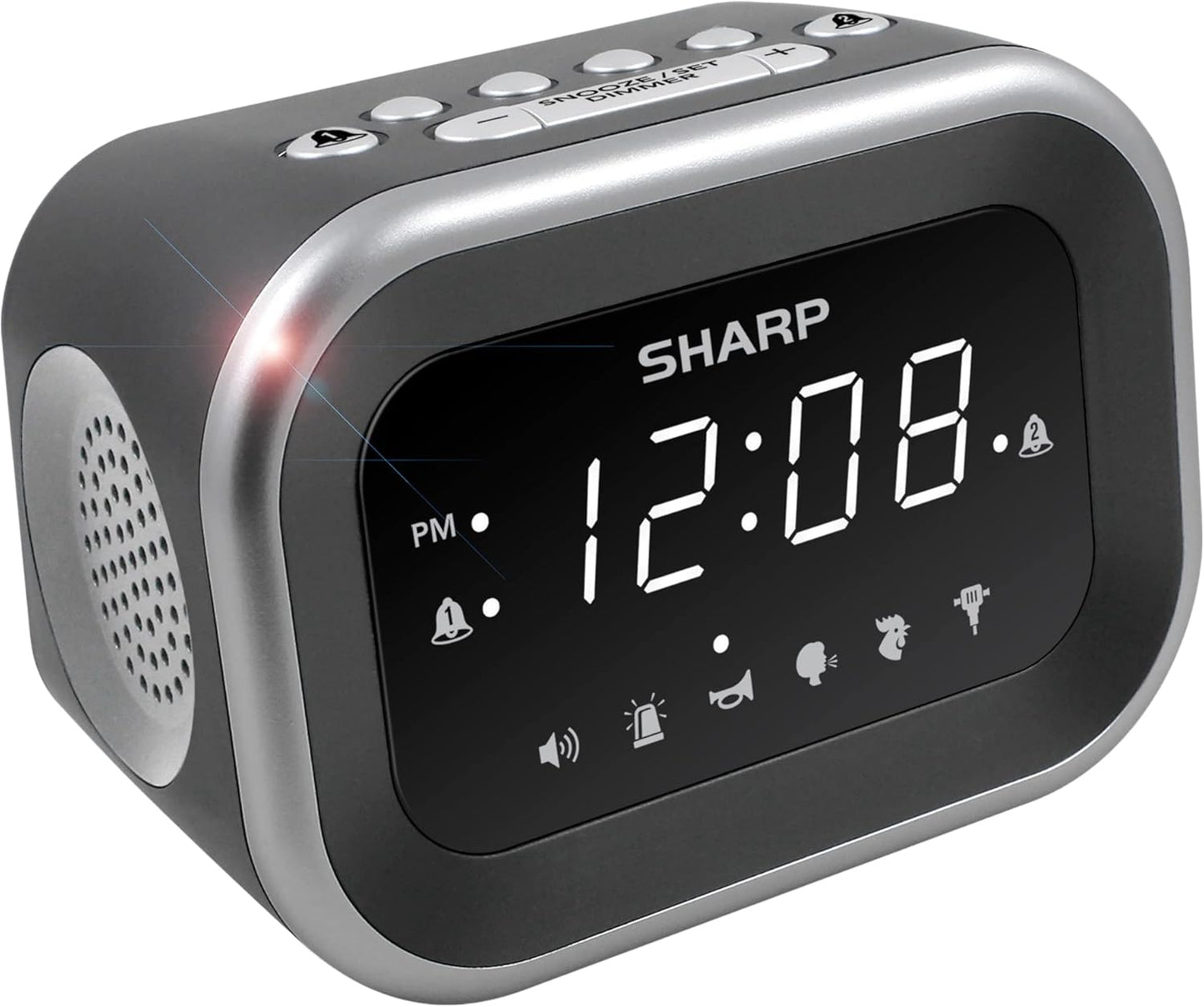 Sharp Big Bang Super Loud Alarm Clock for Heavy Sleepers