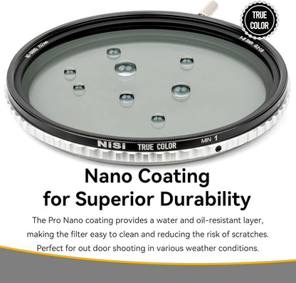 NiSi 500169 67mm Swift True Color Variable ND Filter