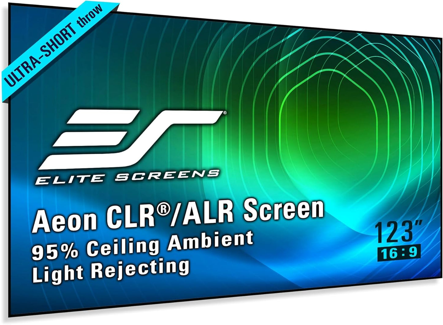 Elite Screens AR123H-CLR-X Aeon CLR Ultra-Short Throw Projector Screen