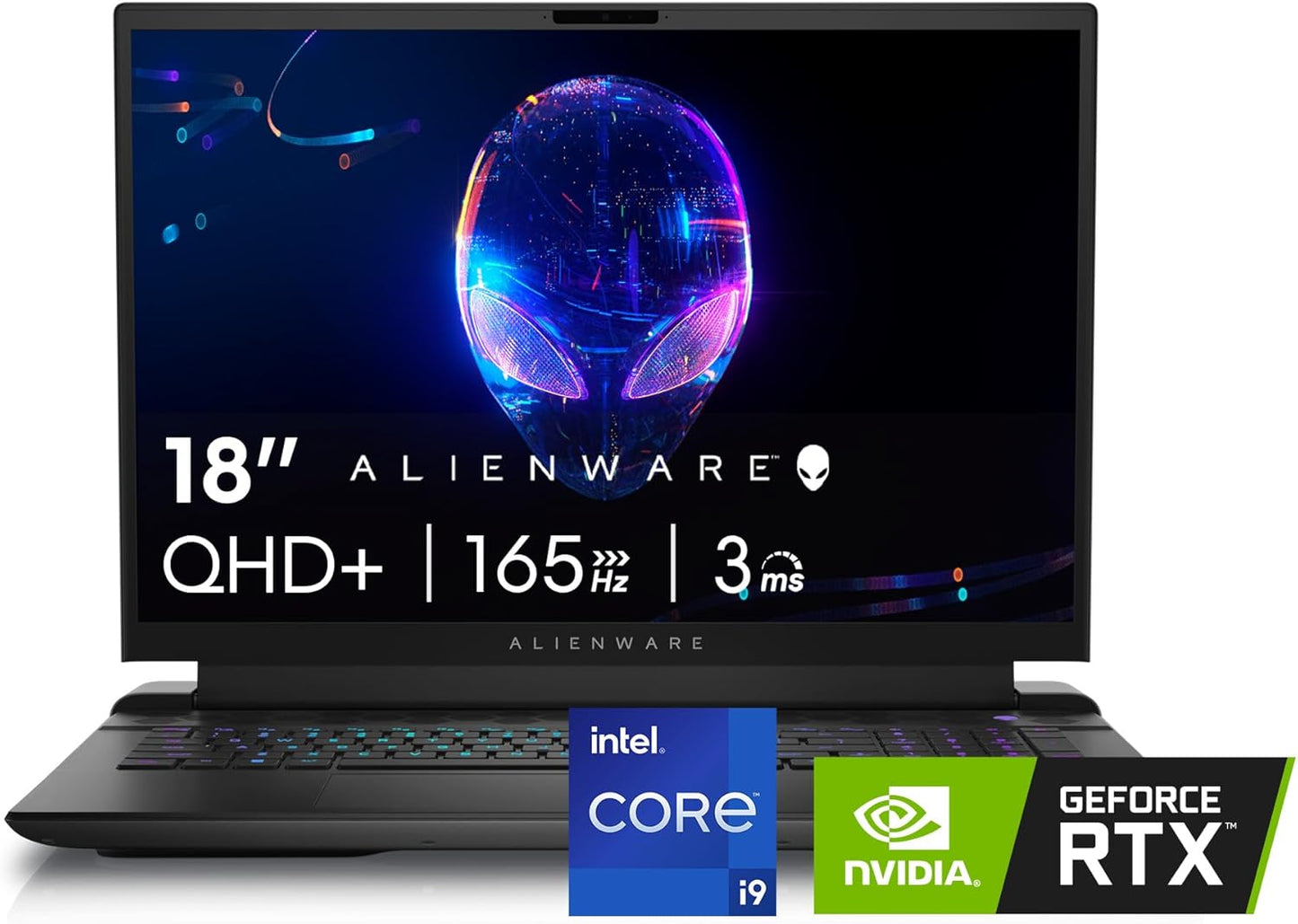 Alienware AWM18R-9583BLK-PUS M18 R2 RTX 4080 Laptop