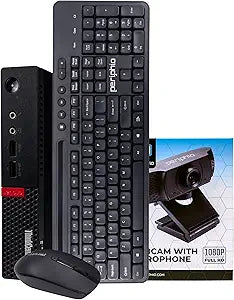 Lenovo M900 Micro PC i5 16GB 1TB SSD Webcam (Renewed)