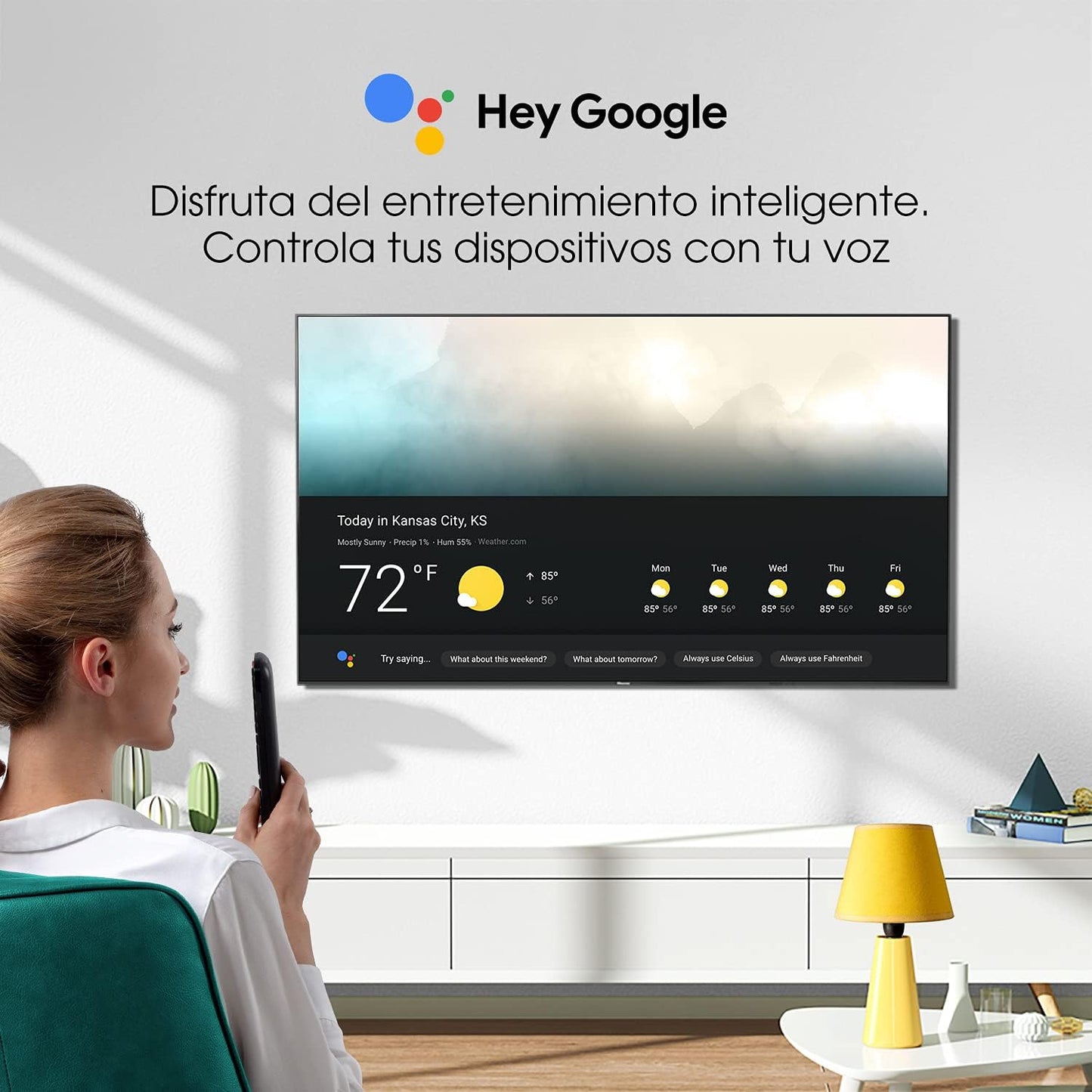 Hisense 50A6G 50-Inch 4K UHD Android Smart TV (Renewed)