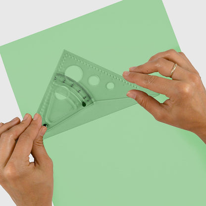 Westcott AT-8 8" Adjustable Triangle Scale Drafting Tool