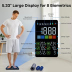 GE Smart Scale BMI Muscle Mass Digital Bathroom Scale