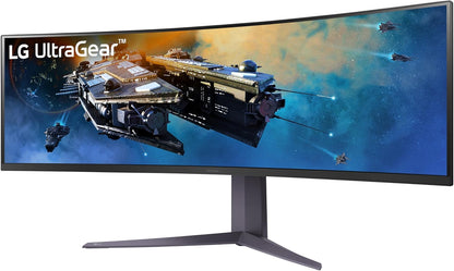 LG 45GR65DC-B Ultragear 45-Inch Curved Gaming Monitor QHD 200Hz