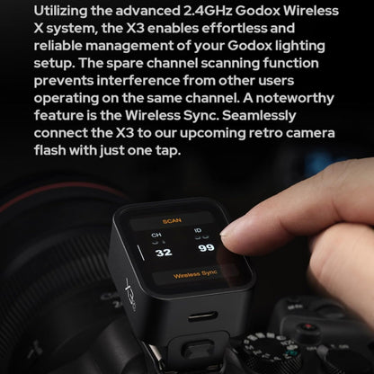 Godox X3-F TTL Wireless Flash Trigger Fujifilm Cameras