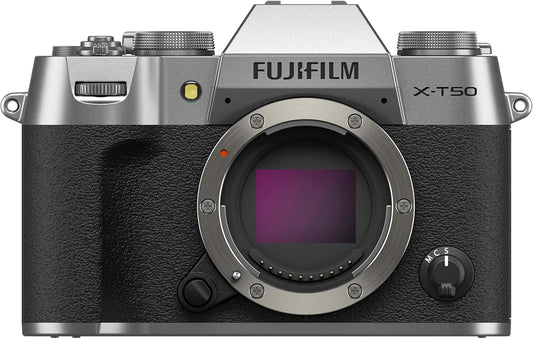 Fujifilm 16828313 X-T50 Silver Mirrorless Camera Body