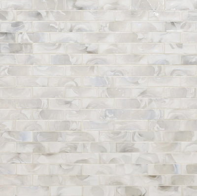 MSI Pearla Glass Subway Mosaic Wall Tile Sample