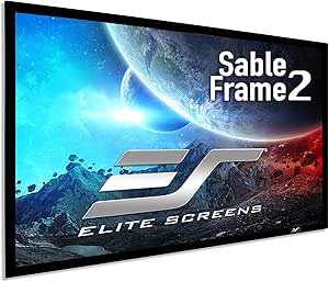 Elite Screens ER200WH2 Sable Frame 2, 200" Fixed Projector Screen