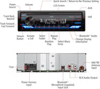 JVC KD-SX27BT Bluetooth Car Stereo Receiver
