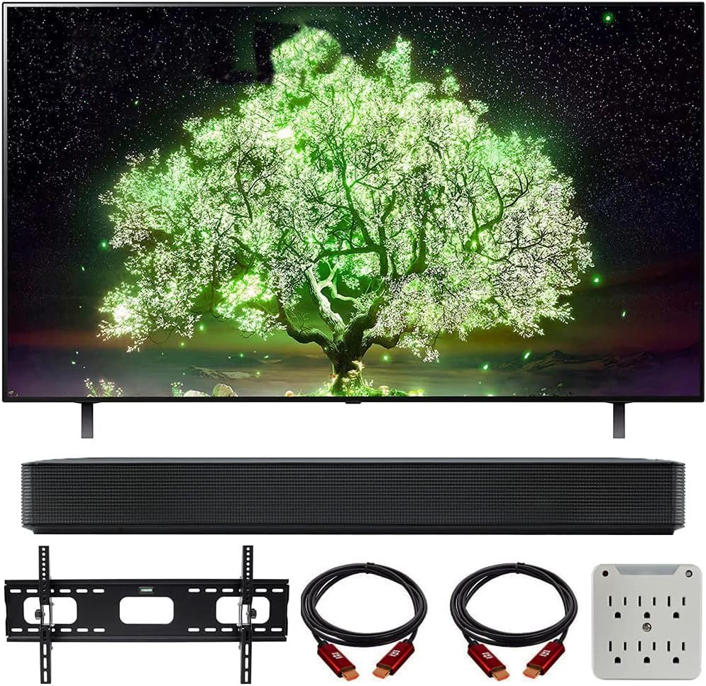 LG E28LGOLED65A1PUA 65" OLED 4K Smart TV Bundle