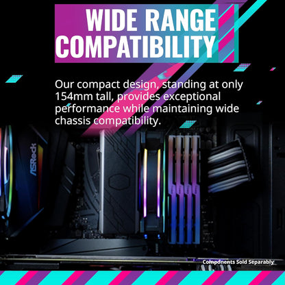 Cooler Master RR-S4KK-20PA-R1 Hyper 212 Halo CPU Cooler