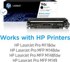 HP CF294X 94X Black High-Yield LaserJet Toner