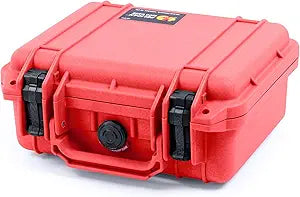 Pelican 1200 Red & Black Case with Foam — main product image