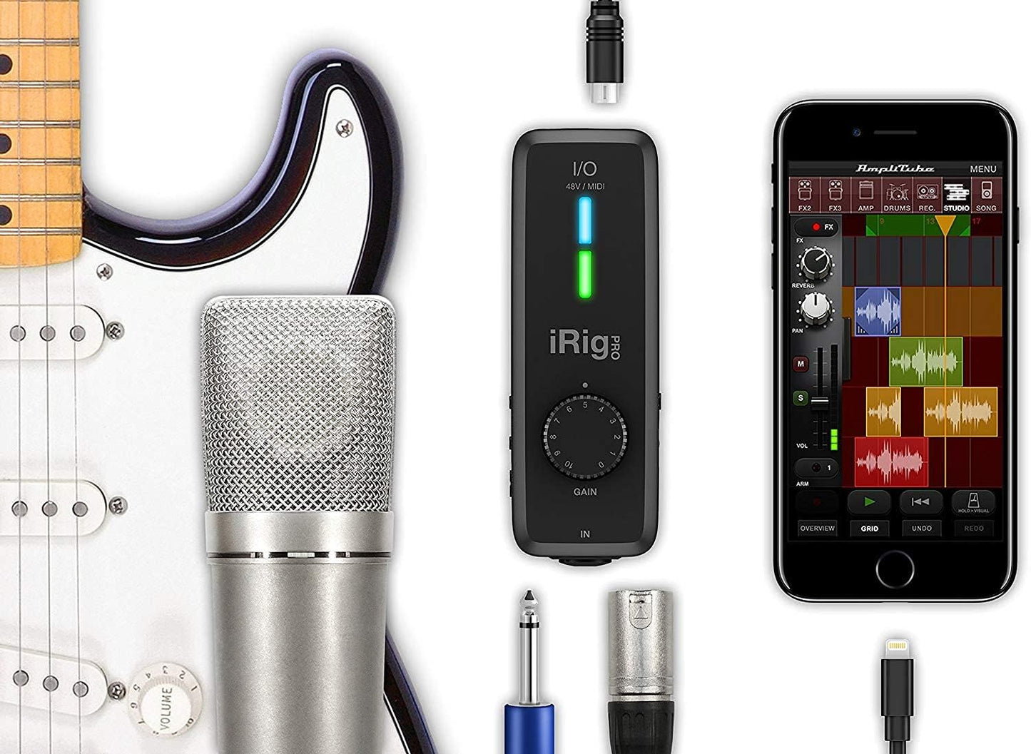 IK Multimedia IP-IRIG-PROIO-IN iRig Pro I/O Audio Interface