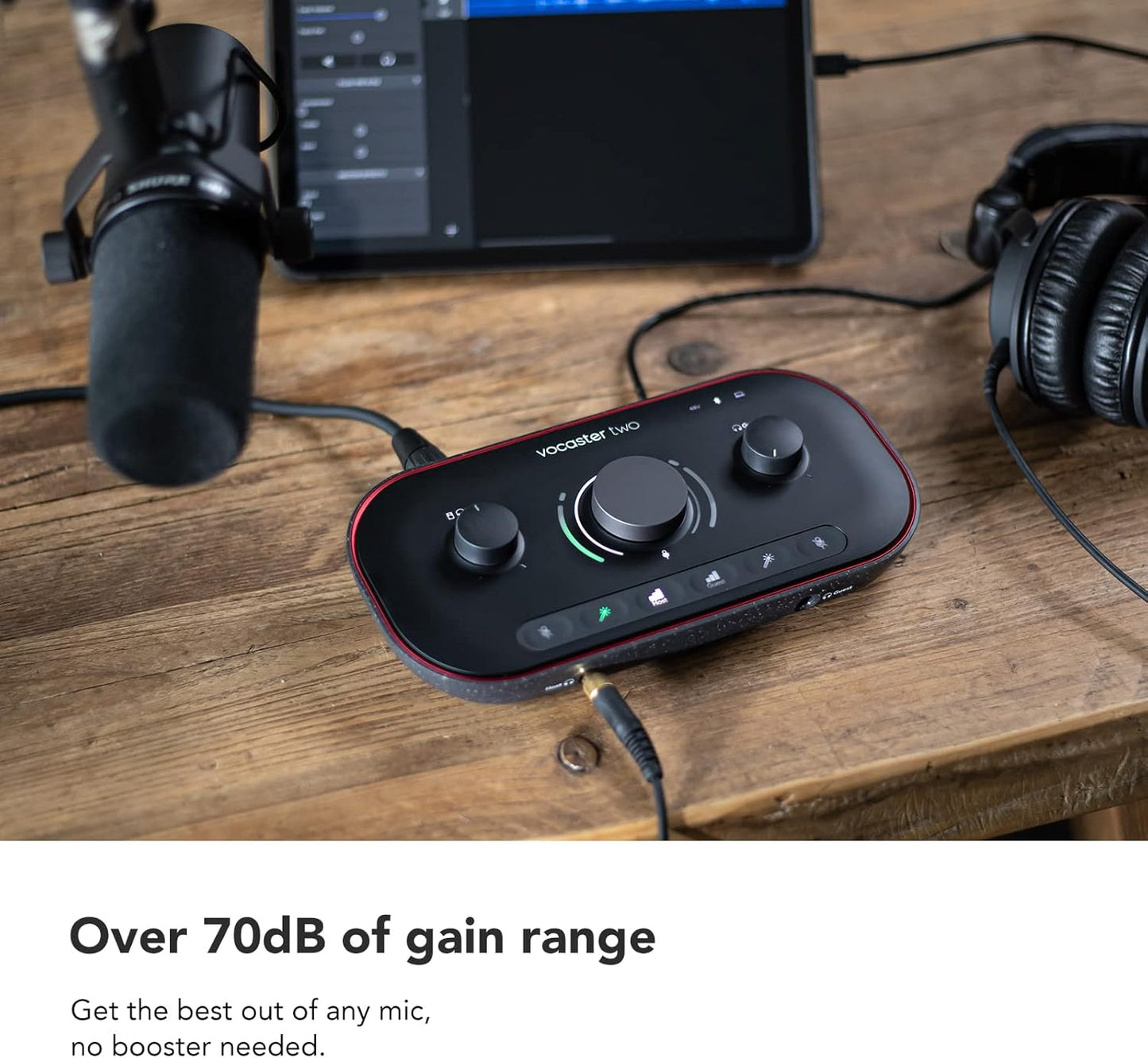 Focusrite AMS-VOCASTER-TWO Podcast Interface Host & Guest Recording