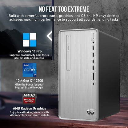 HP Ryzen 5 Desktop, 32GB RAM, 1TB SSD, Windows 11 Pro & Office