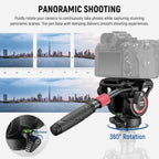 Neewer GM001 Video Tripod Fluid Head Heavy Duty