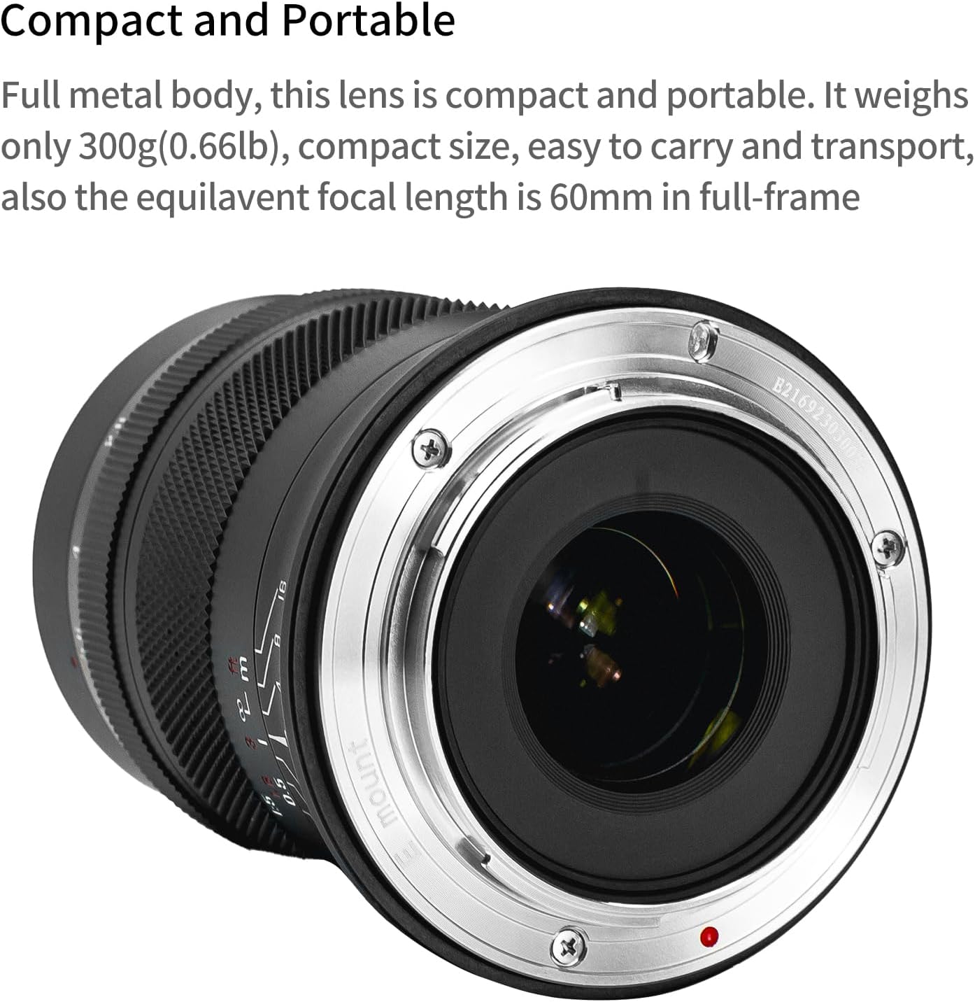 Meike 60mm F2.8 Macro Lens Sony E-Mount APS-C